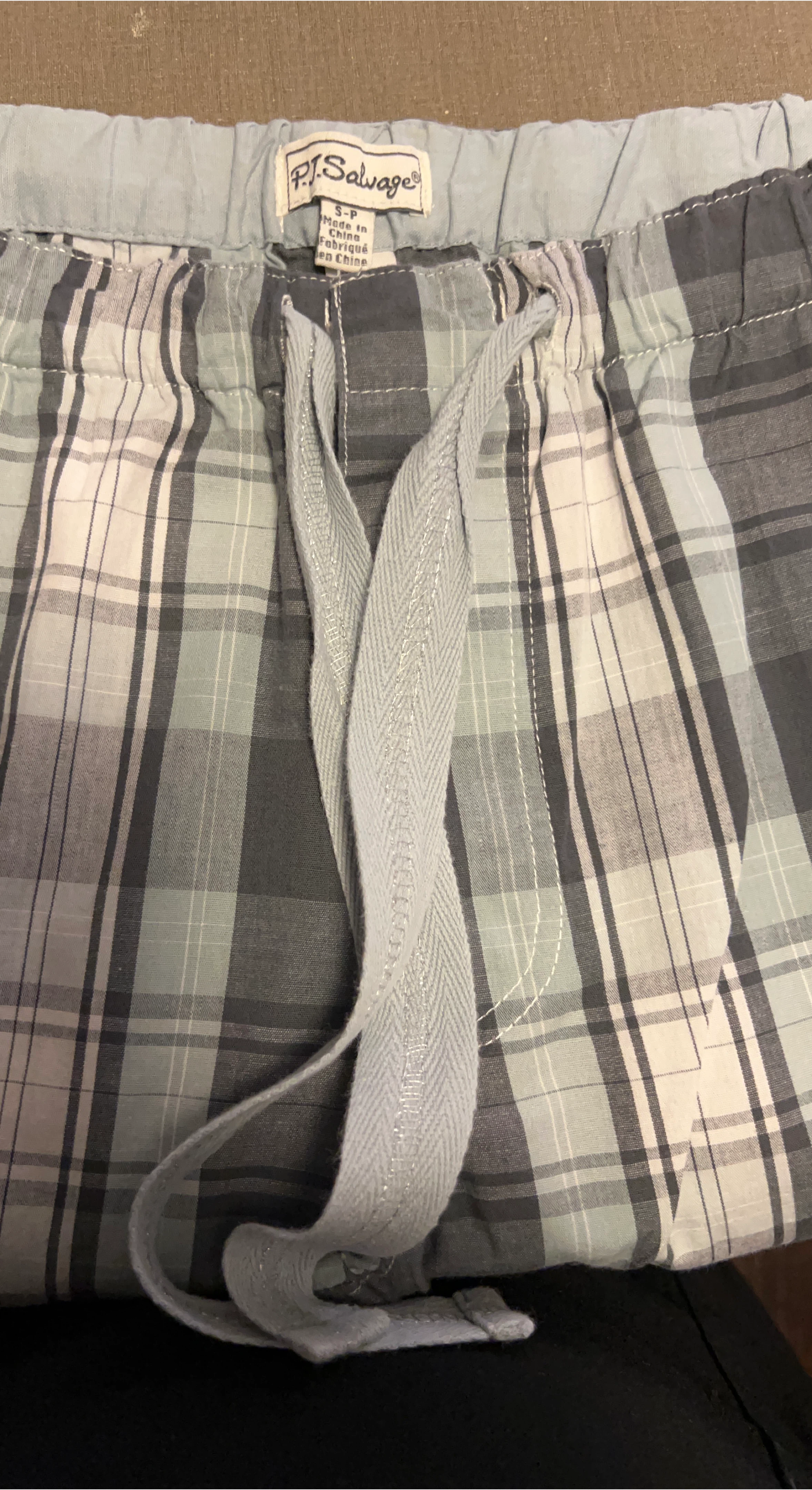 P.J. Salvage Plaid Pajama Shorts - Size S