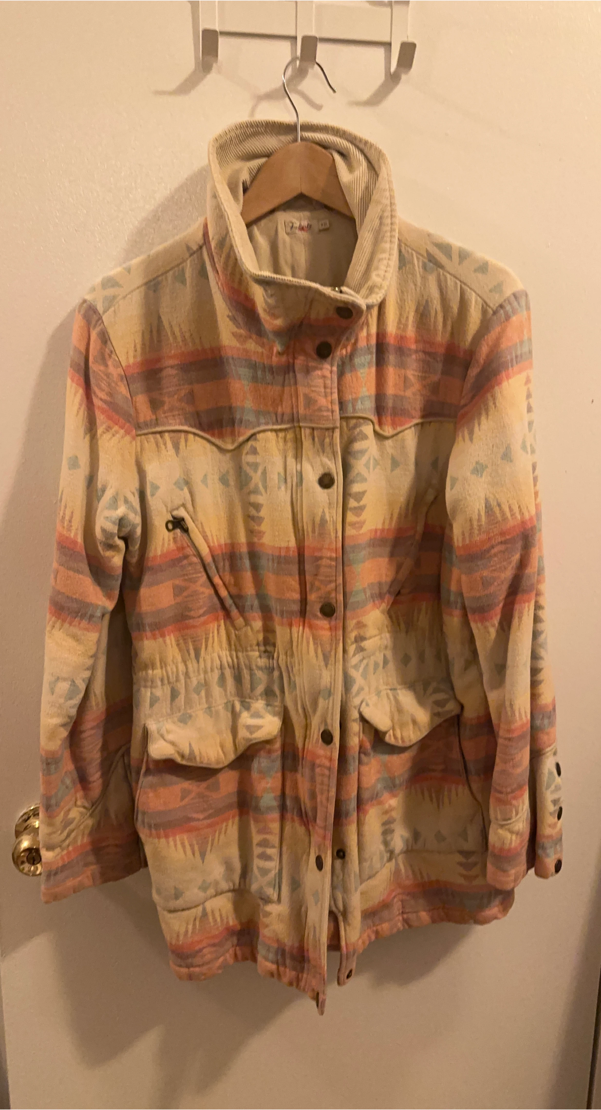 Tolani Aztec Print Jacket