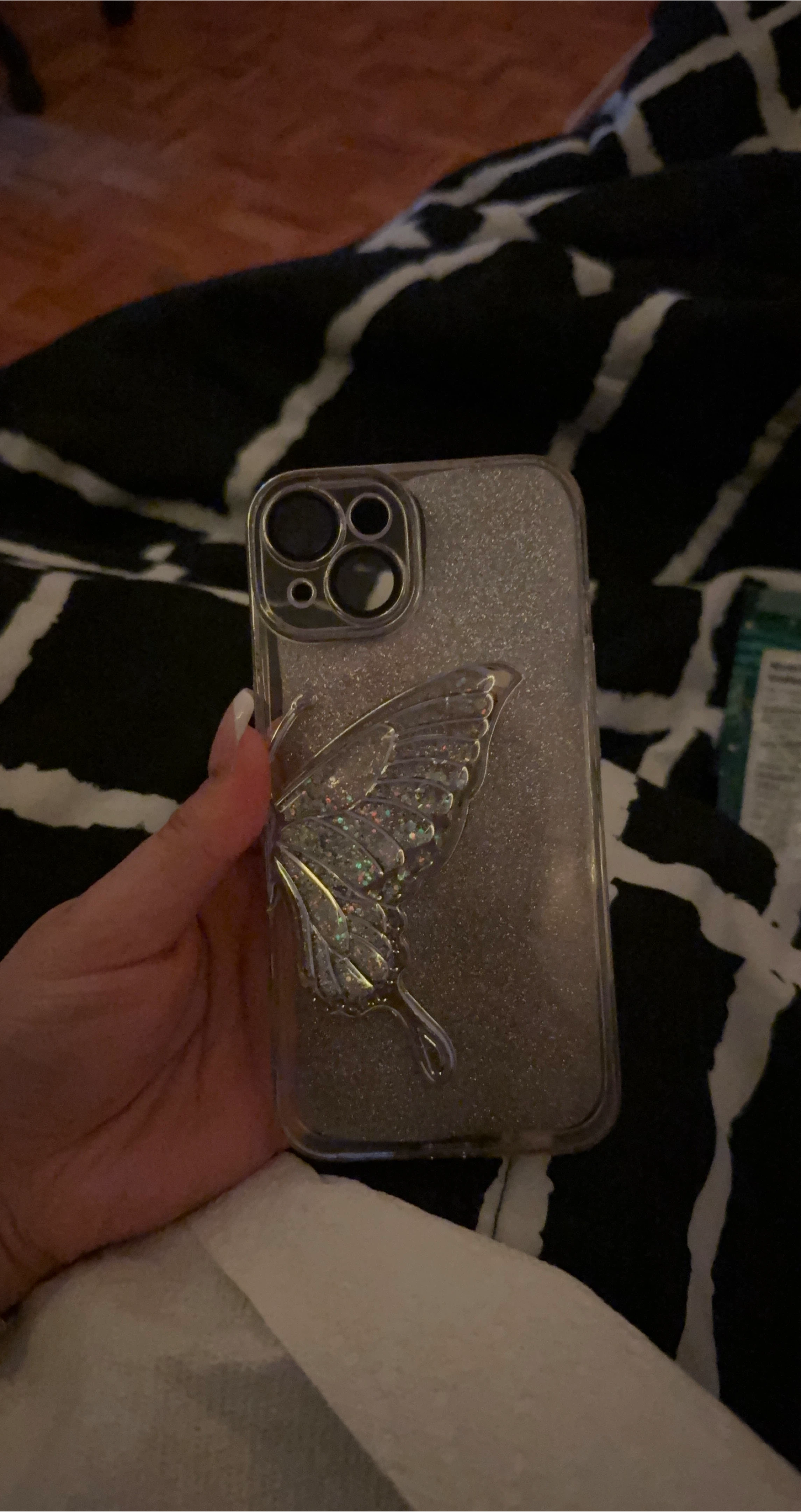 iPhone 14 Case with Butterfly Design