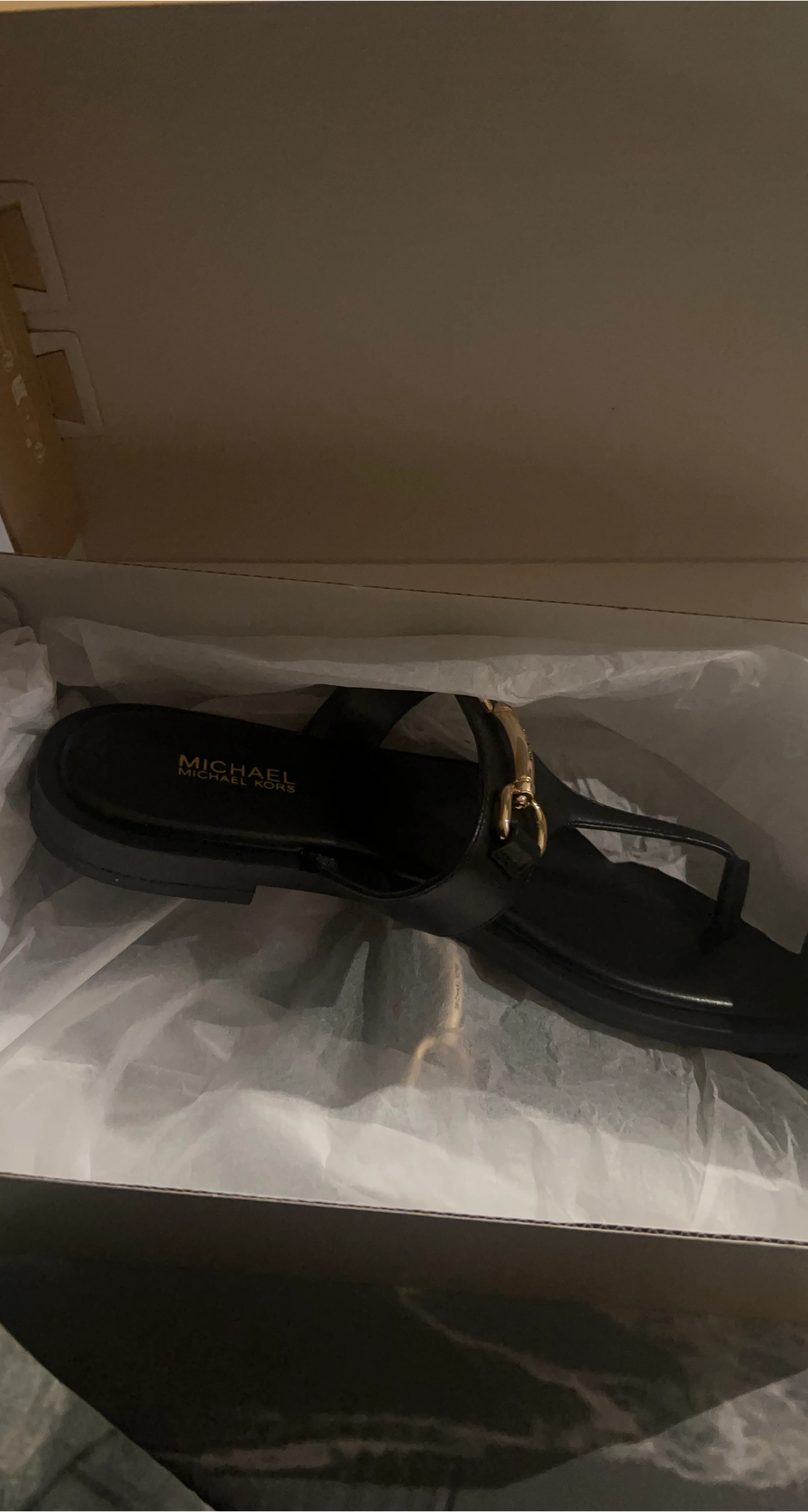 Michael Kors Black Sandals - Size 8