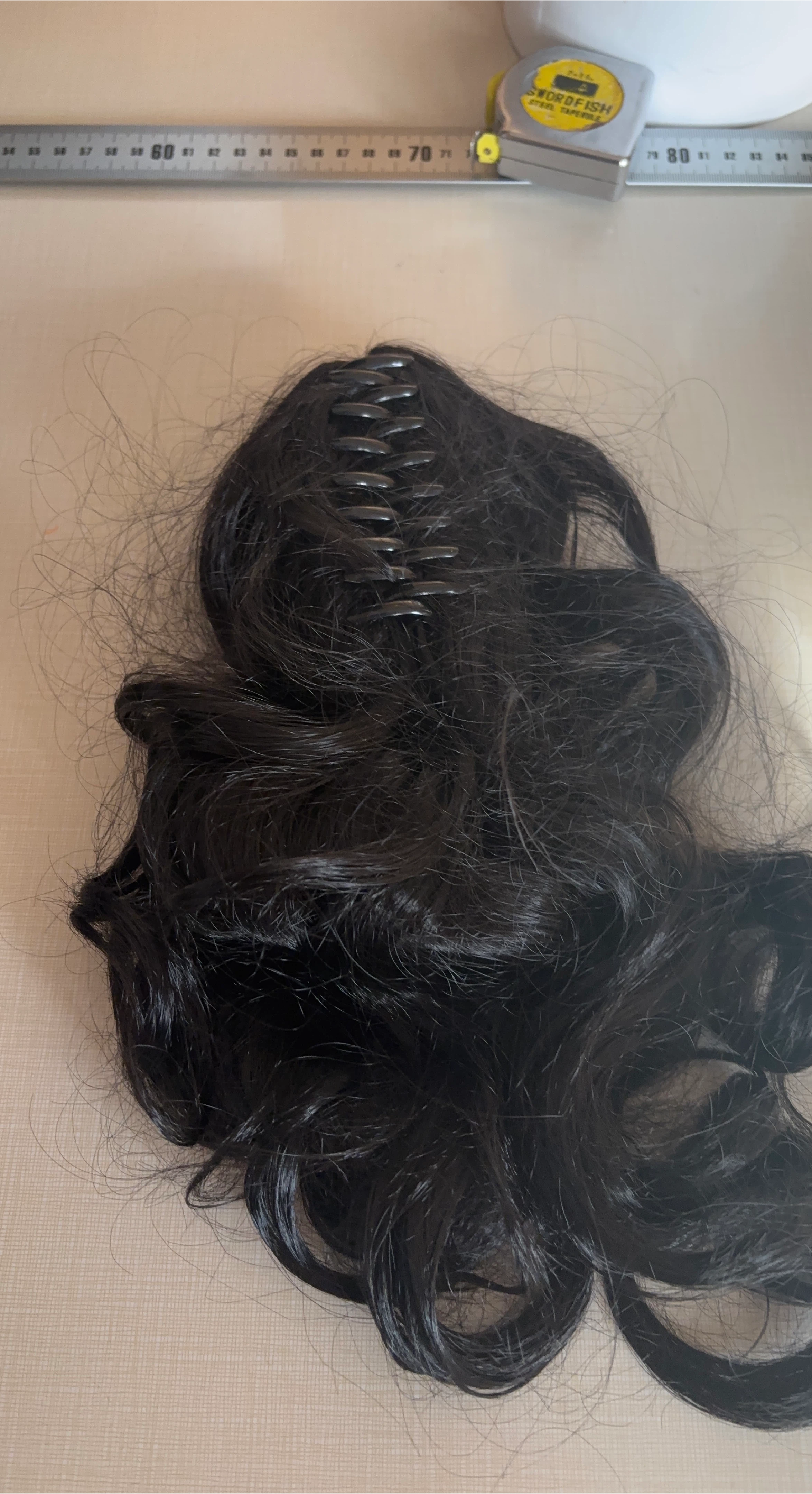 Black Claw Clip Ponytail Extension