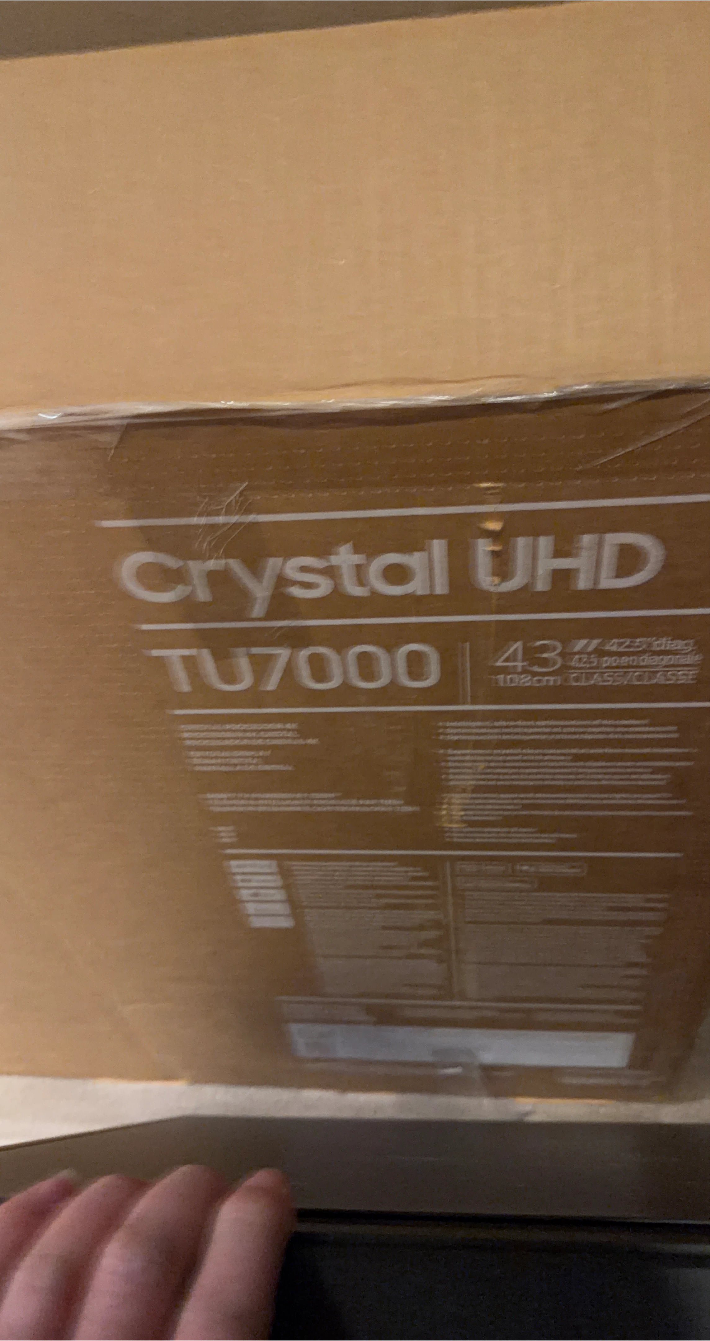Samsung Crystal UHD TU7000 43" TV