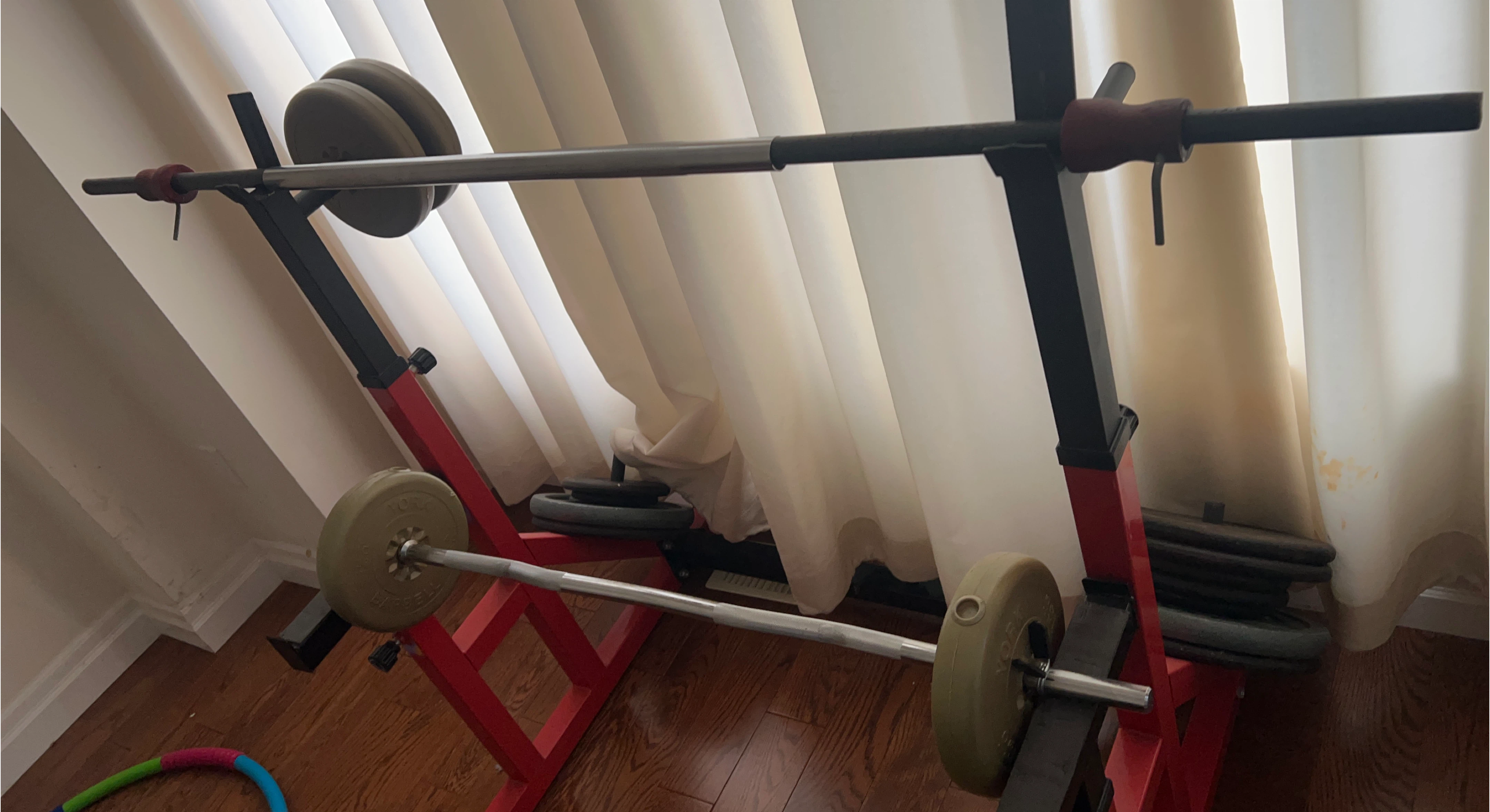 Weightlifting Barbell Rack