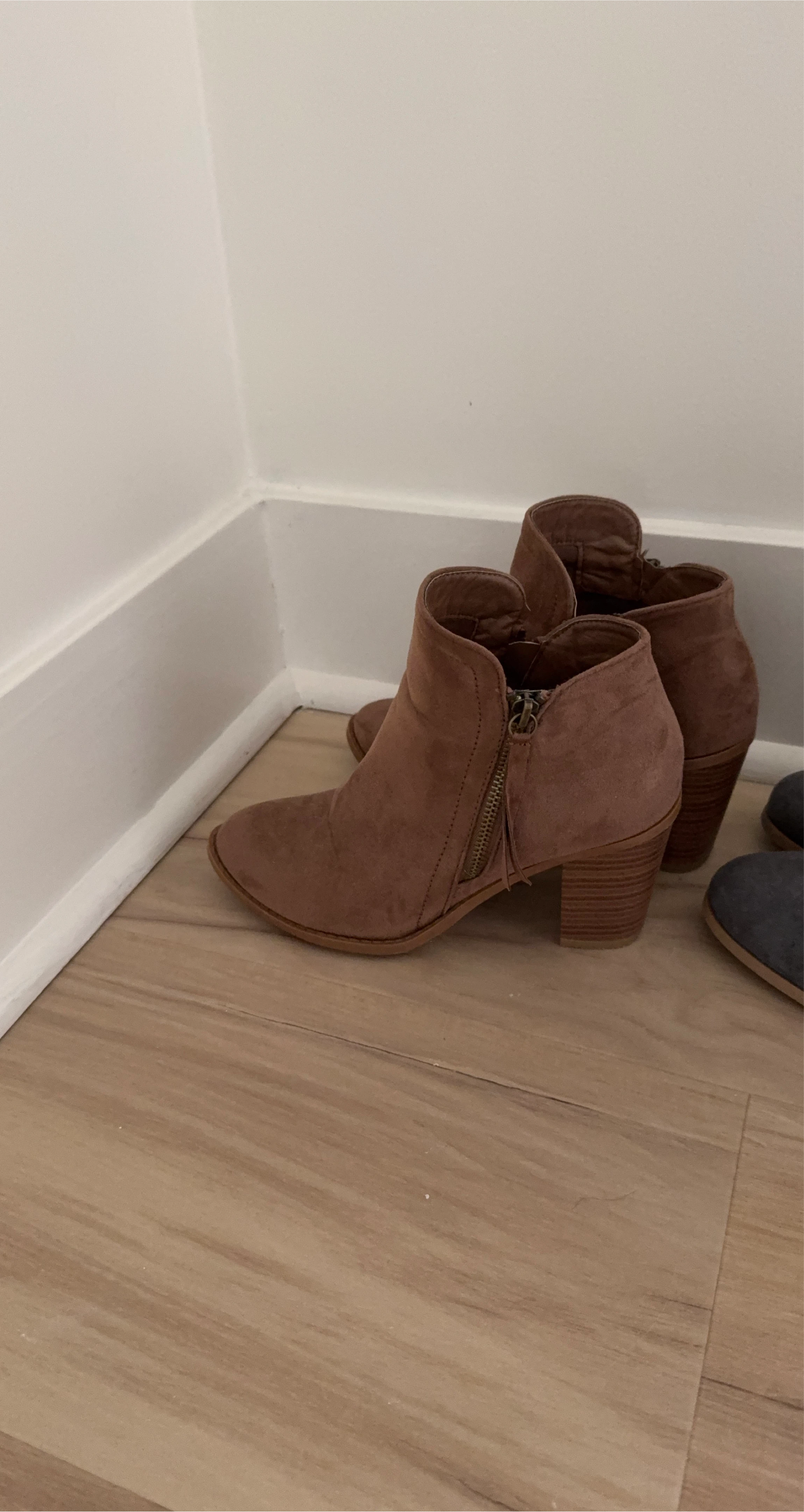 Brown Ankle Boots - Size 8