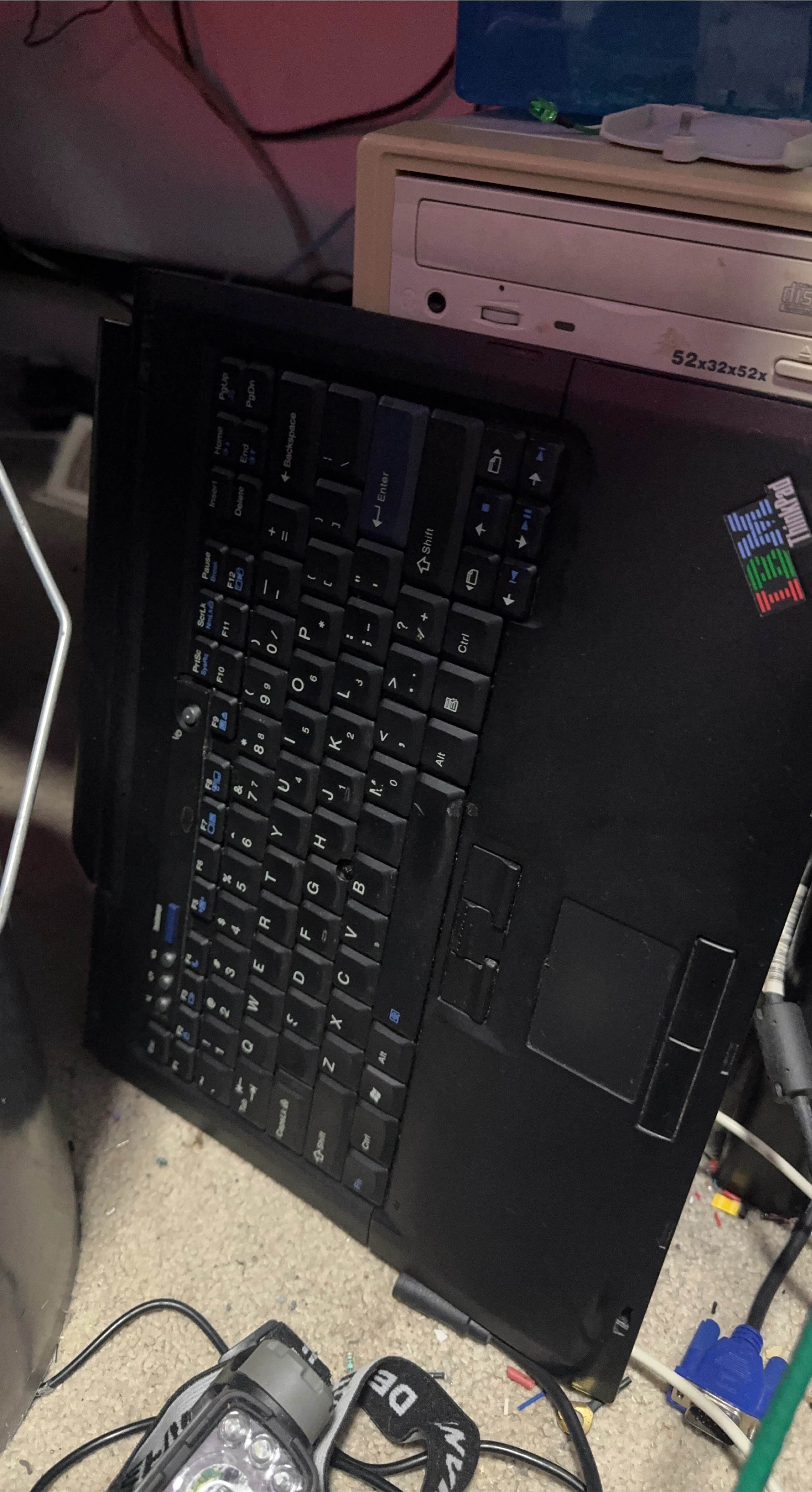 IBM ThinkPad T60 (bottom half)