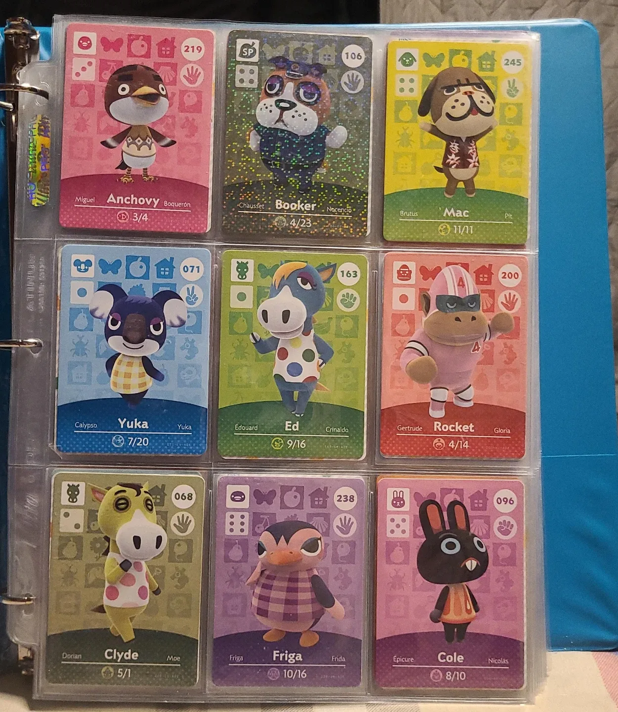Animal Crossing Amiibo Cards - Villager Set
