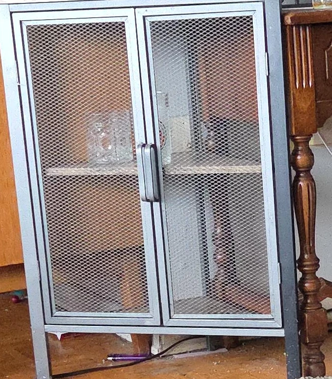 Metal Mesh Door Cabinet