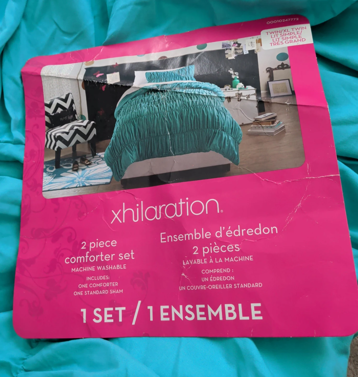 Xhilaration Twin Comforter Set - Teal