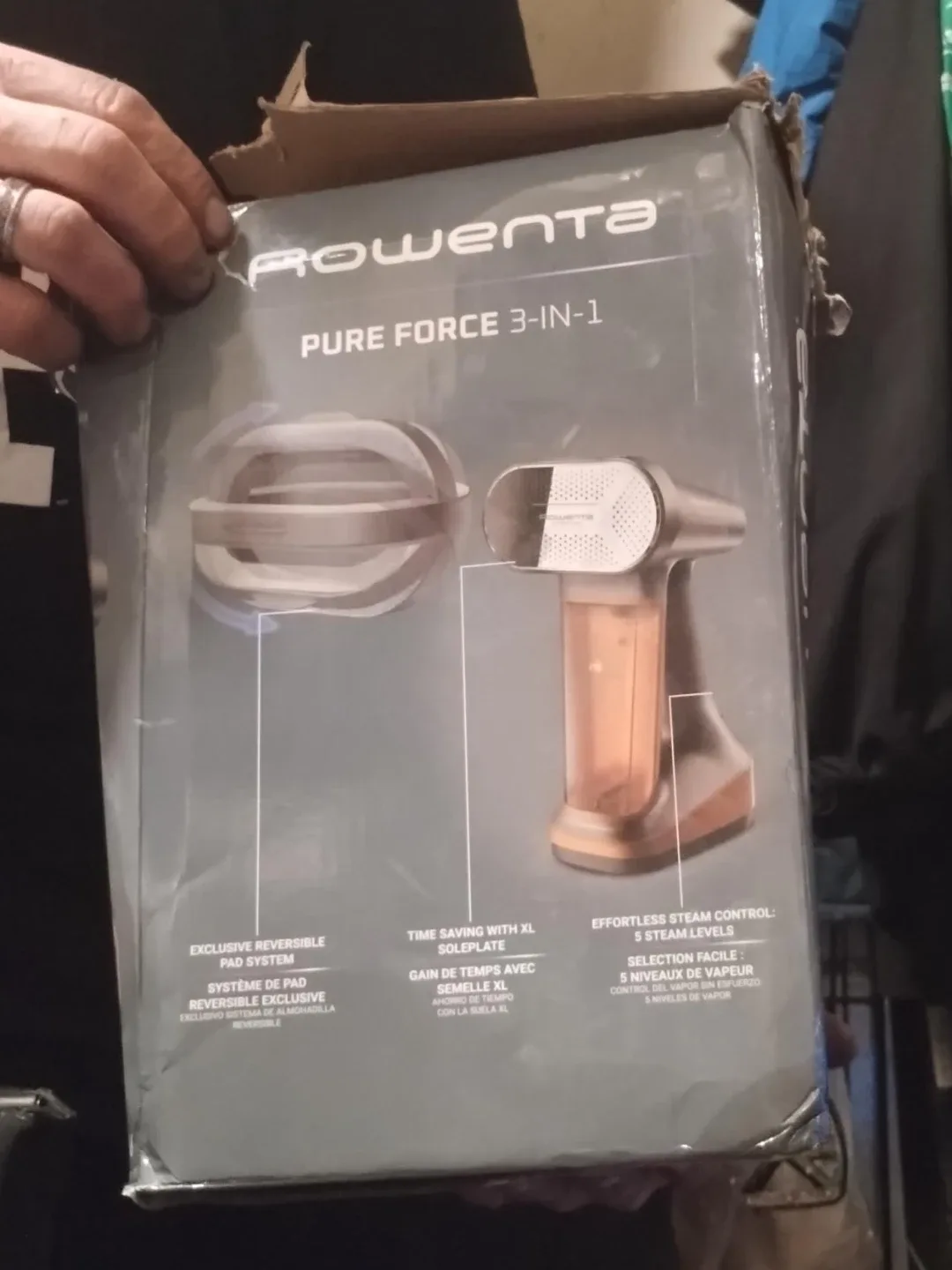 Rowenta Pure Force 3-in-1 Garment Steamer