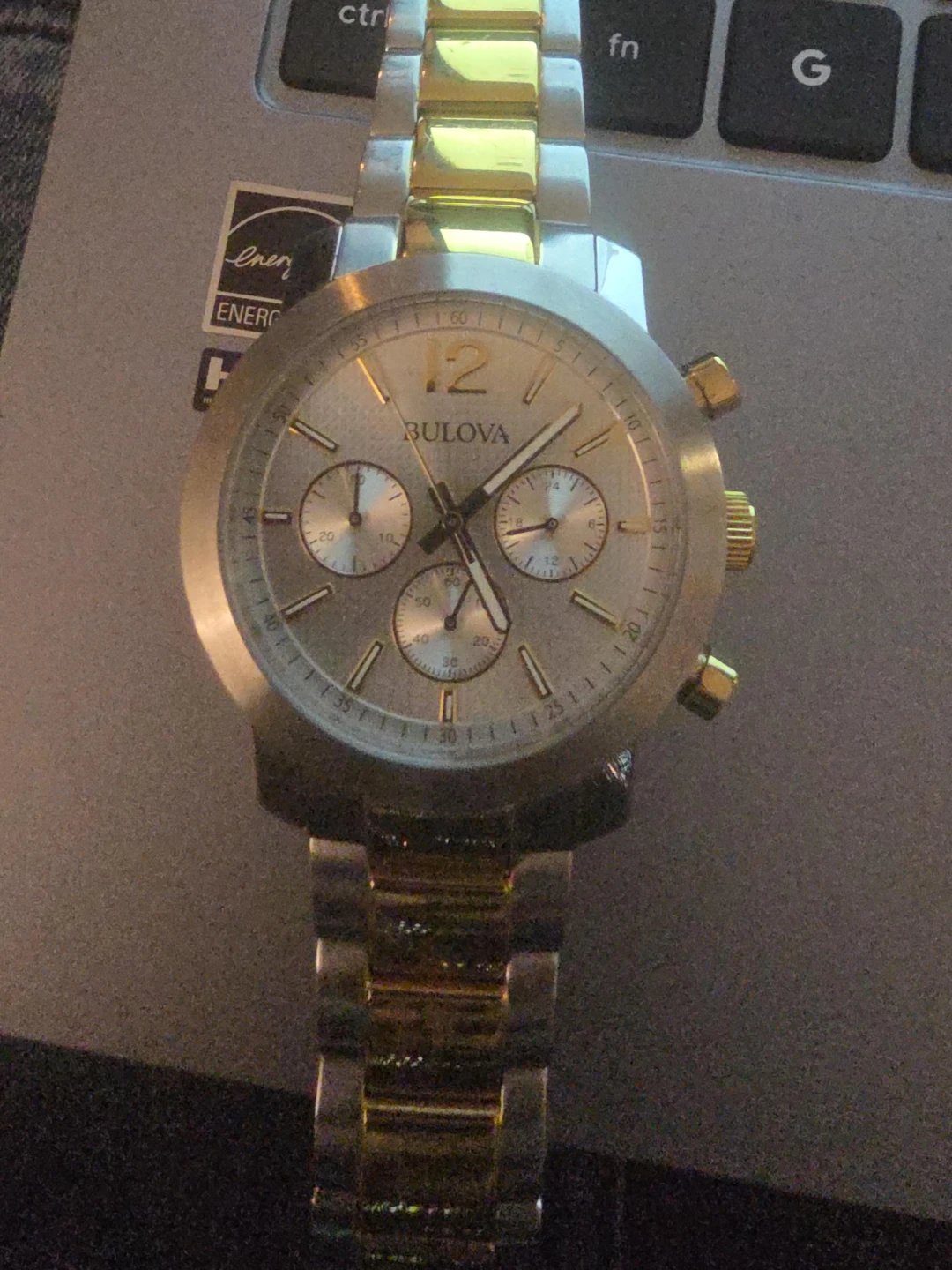 Bulova Two-Tone Chronograph Watch