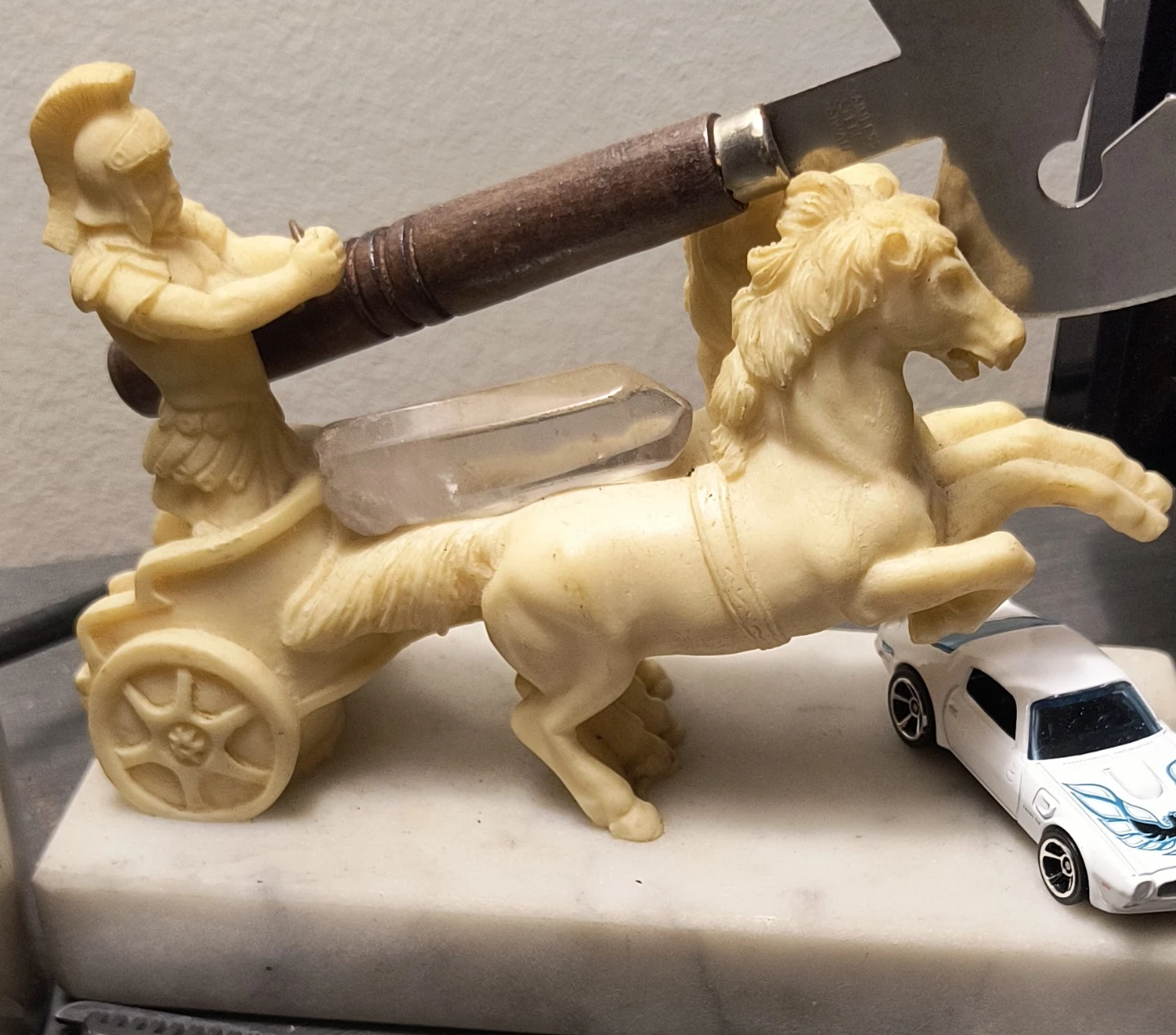 Horse Chariot Statue Figurine