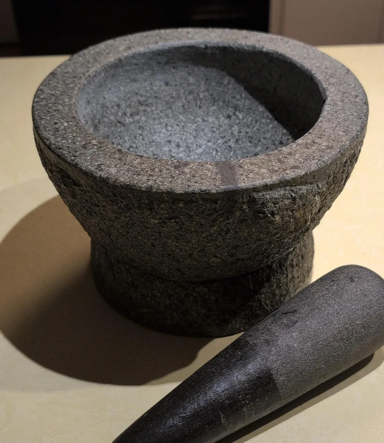 Granite Mortar and Pestle Set