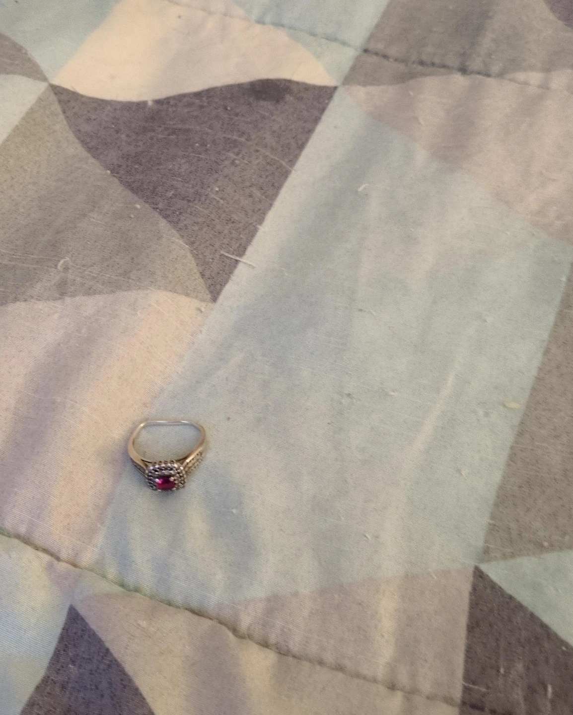 Ring with Red Stone