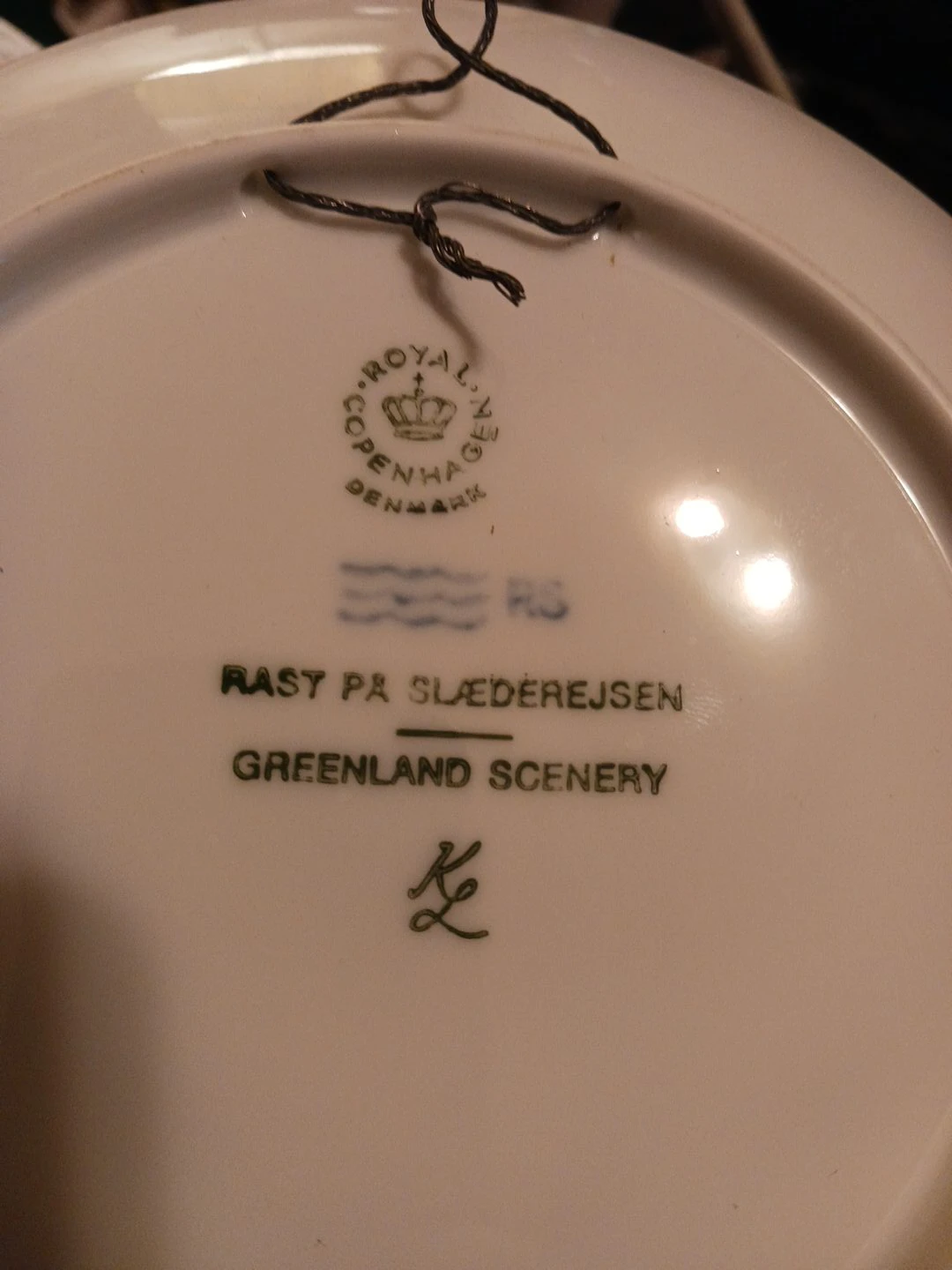 Royal Copenhagen Greenland Scenery Plate