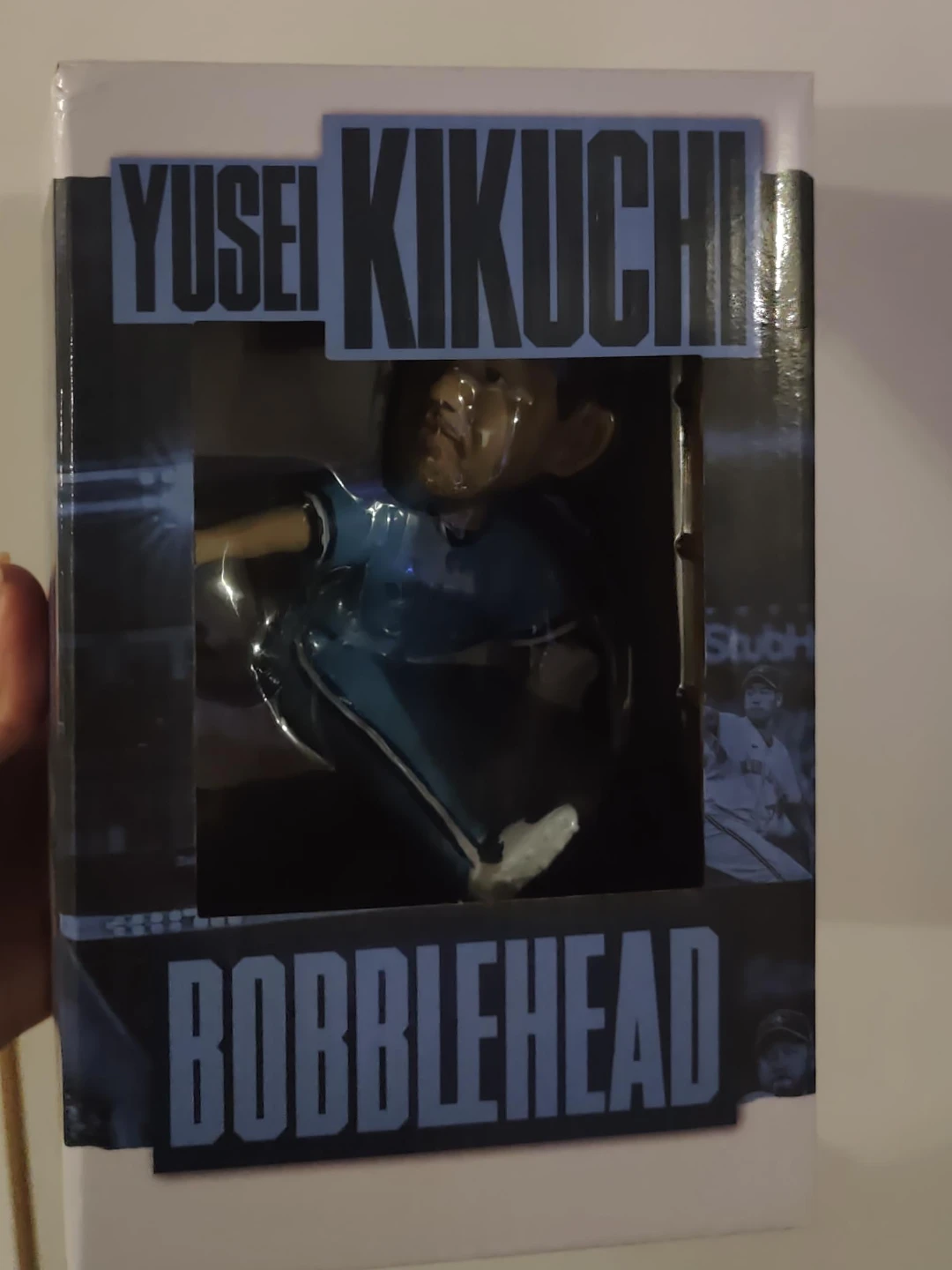 Yusei Kikuchi Bobblehead. Brand new