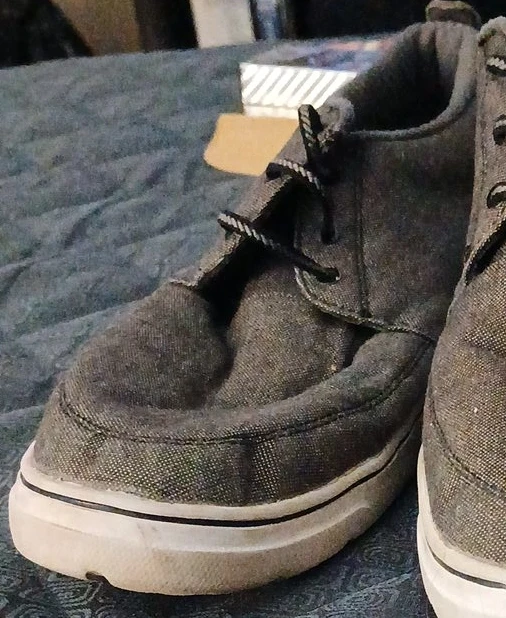 Gray Denim Casual Shoes