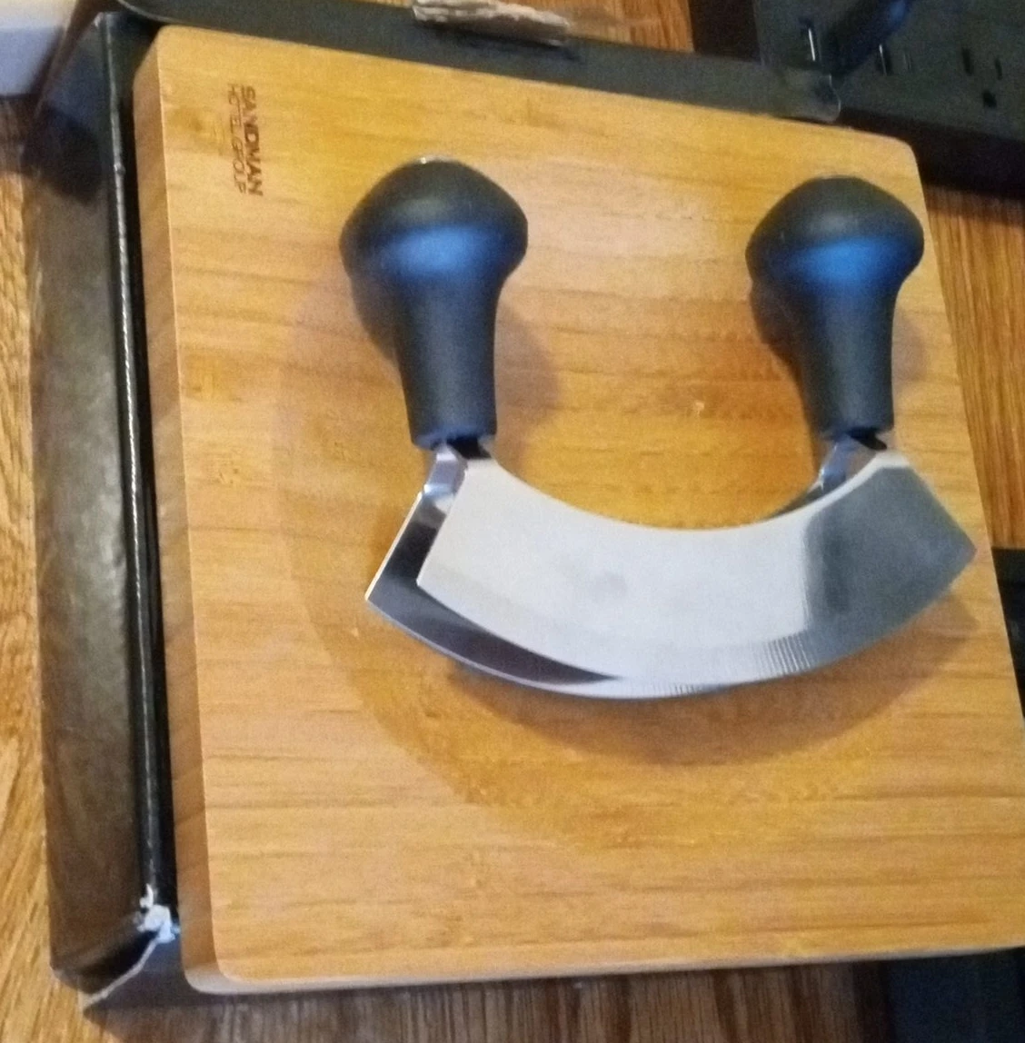 Sandman Hotel Group Mezzaluna Chopper with Board