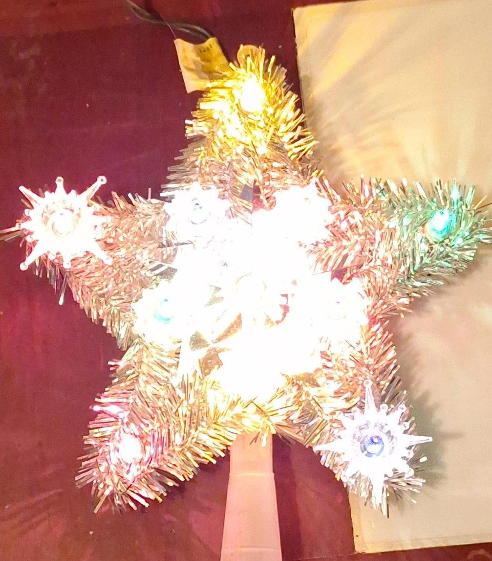 Vintage Star Christmas Tree Topper