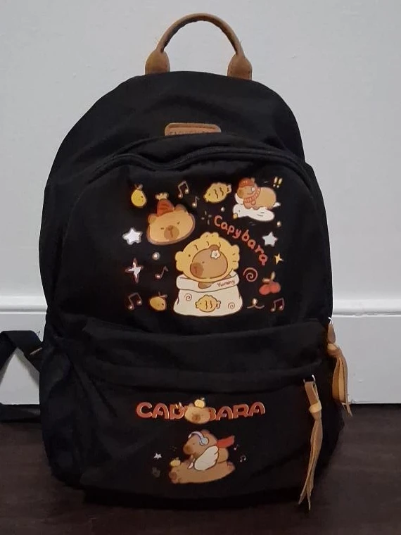 Capybara Black Backpack image indicator(1)