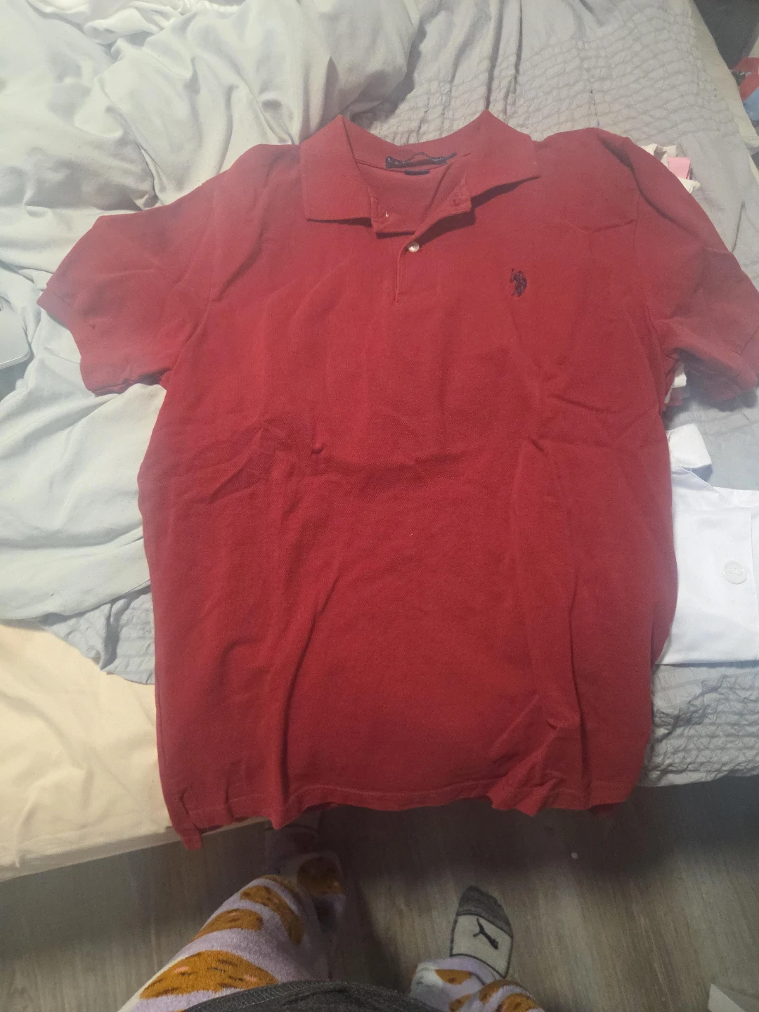 U.S. Polo Assn. Red Polo Shirt