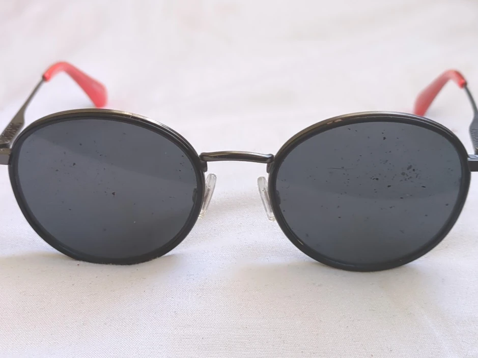 Superdry Sunglasses - Black Frame, Red Accents "#Cleanout