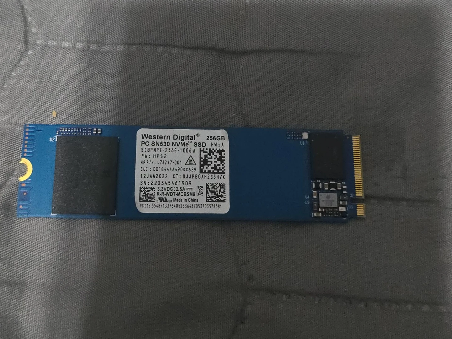 Western Digital PC SN530 NVMe SSD 256GB - photo 4