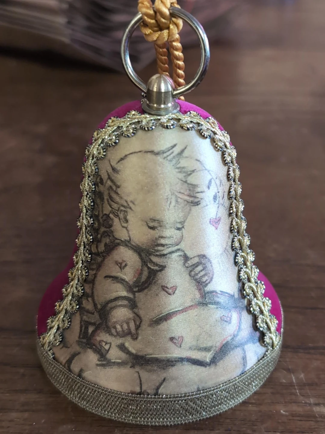 Vintage Baby Bell Ornament