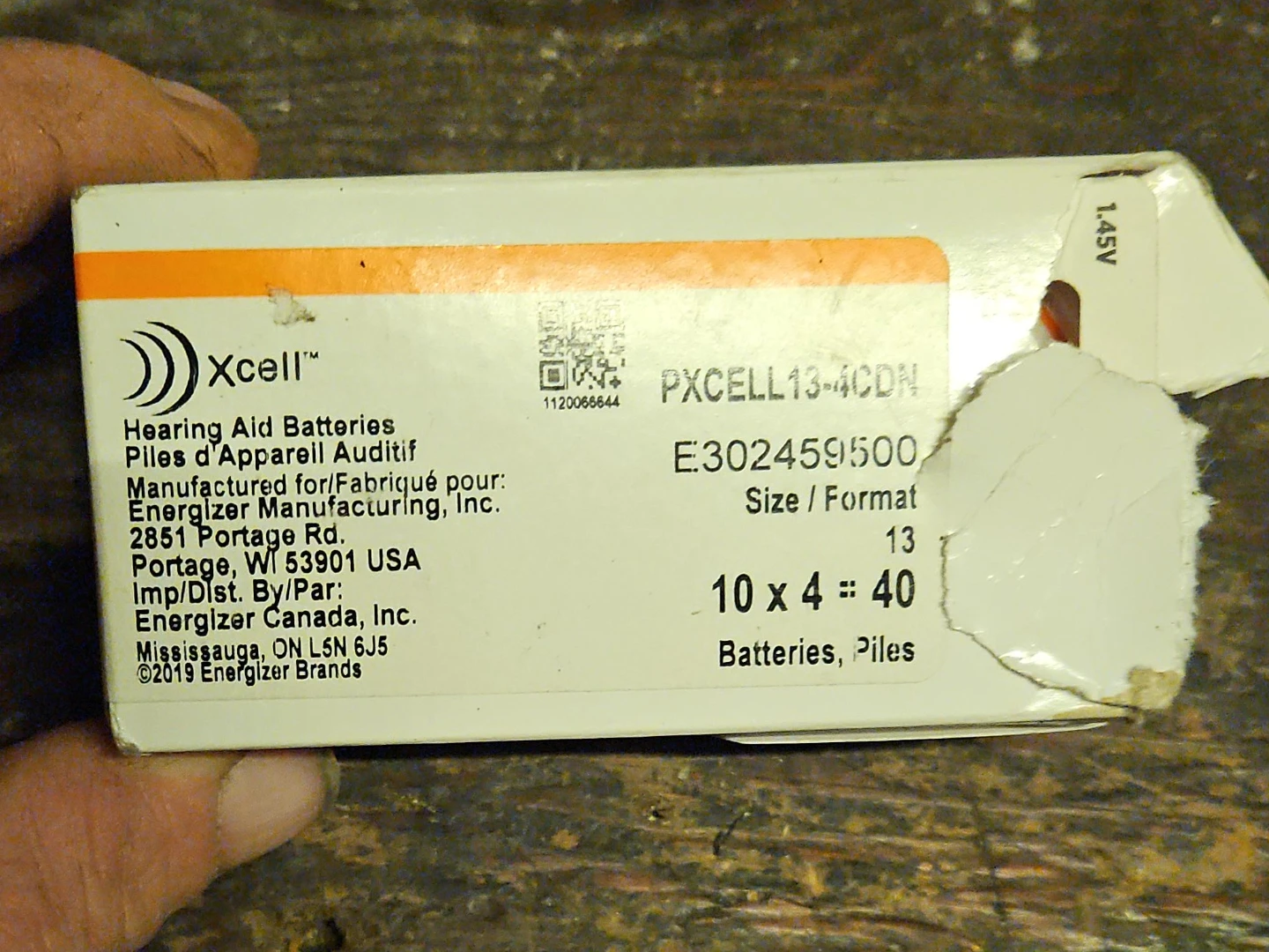 Xcell Hearing Aid Batteries - Size 13