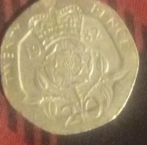 1982 Twenty Pence Coin