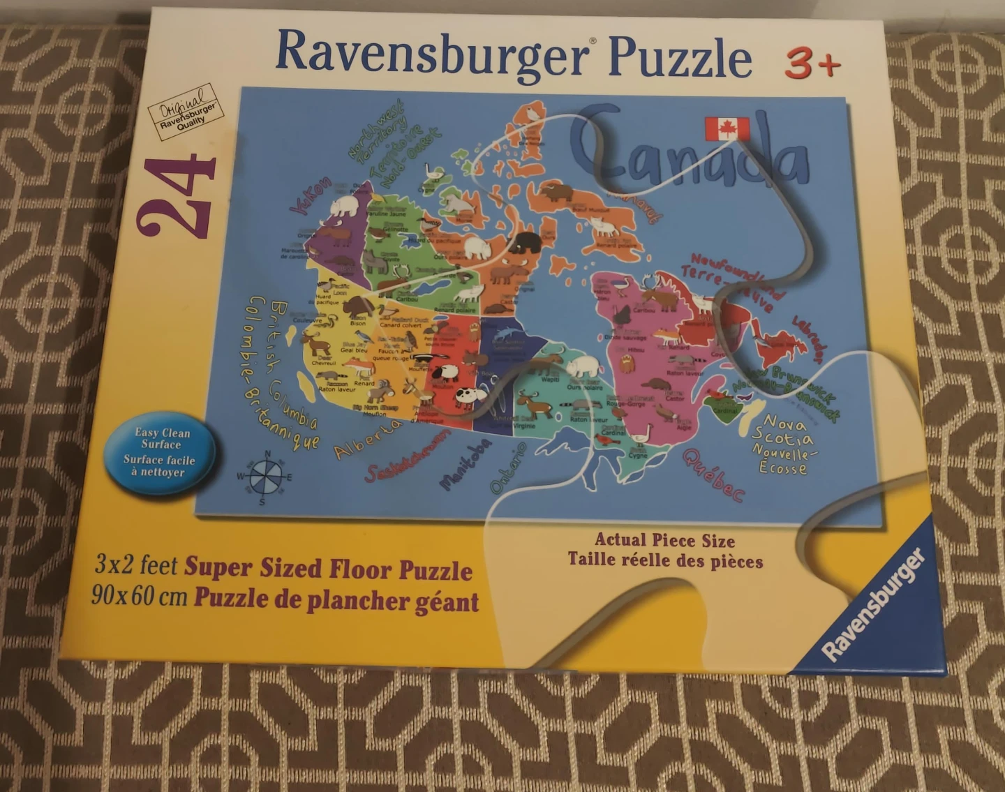 Ravensburger Canada Map Floor Puzzle 3+