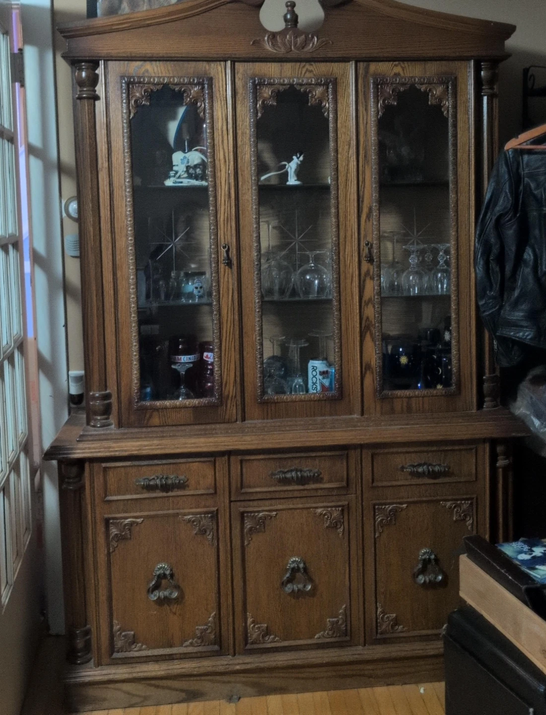 Wooden China Cabinet