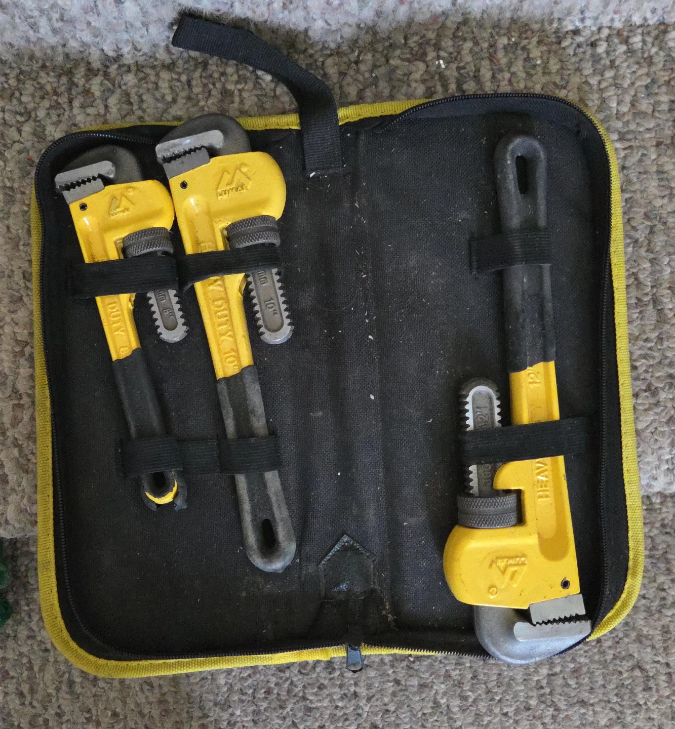 Mustang Heavy Duty Pipe Wrench Set