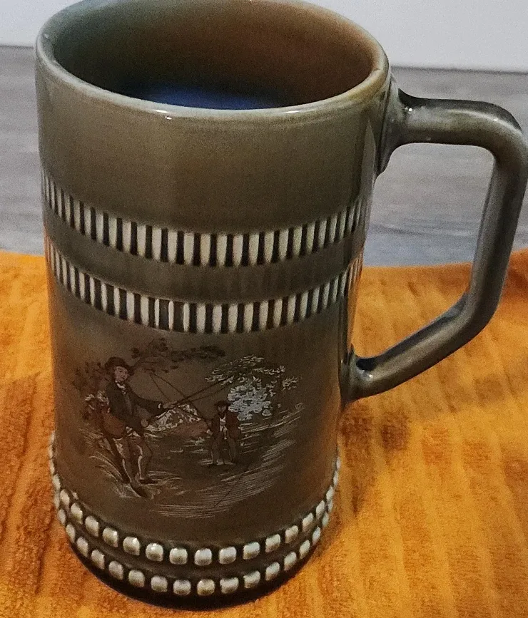 Vintage Ceramic Beer Stein Mug