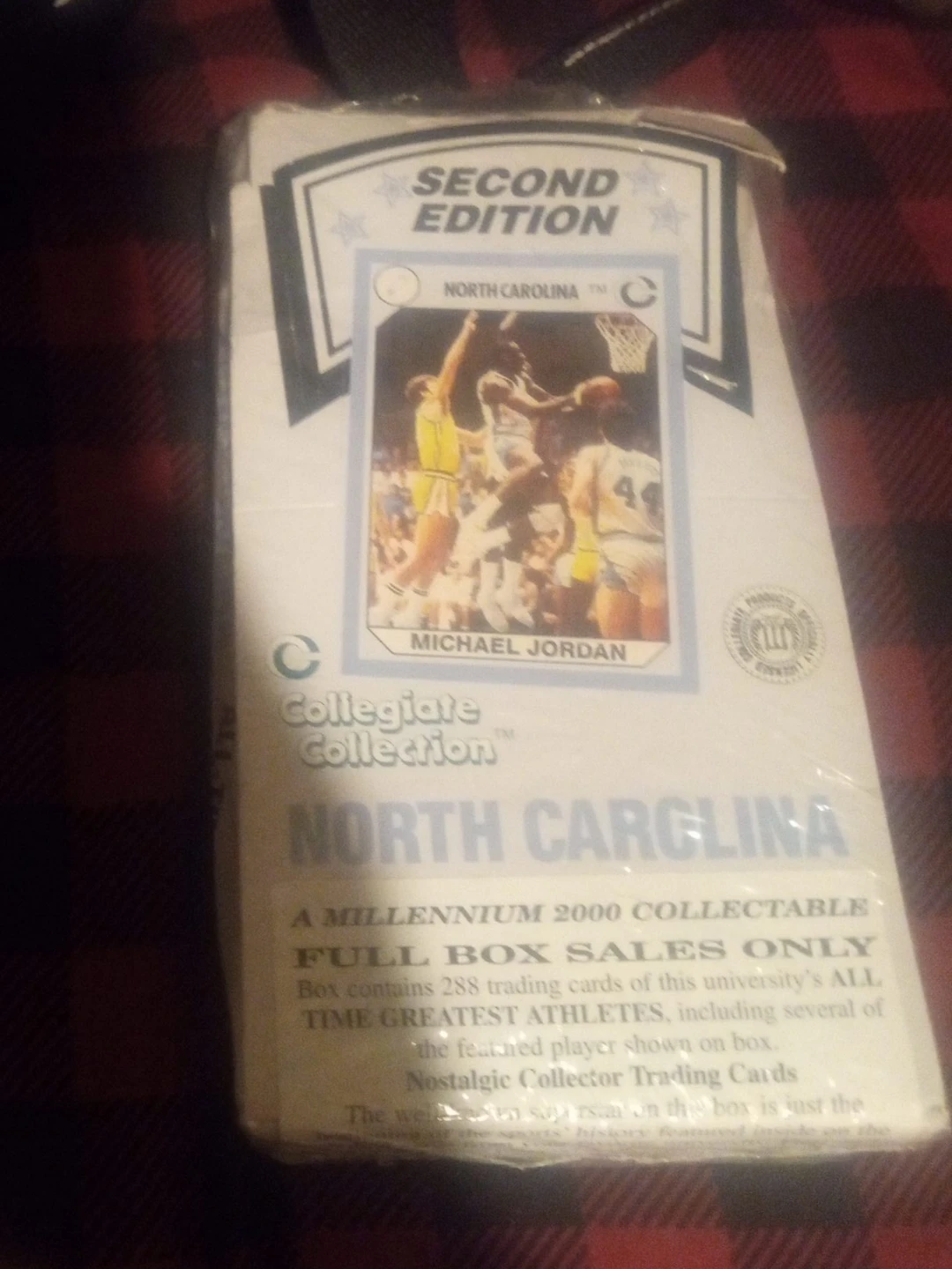 Michael Jordan North Carolina Trading Cards Box