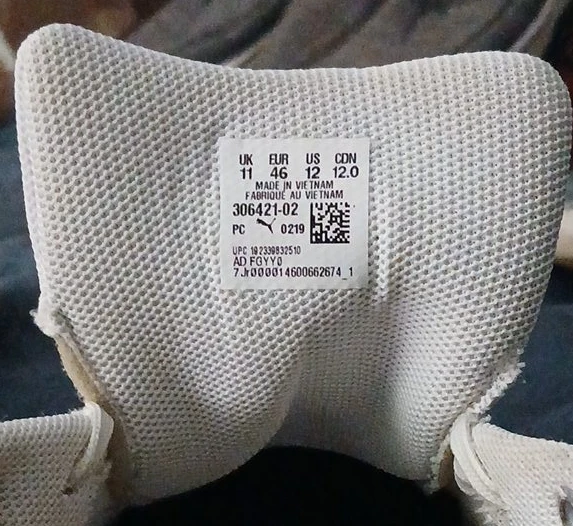 Puma Shoes US 12 / CDN 12