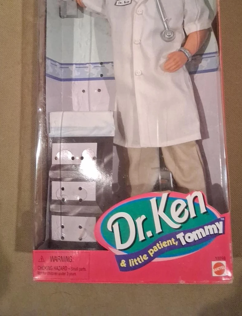 Dr. Ken & Little Patient Tommy Doll - Mattel