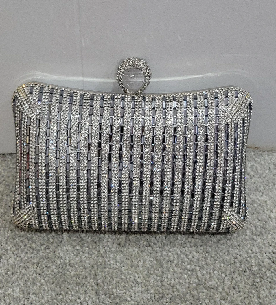 Rhinestone Evening Clutch Bag