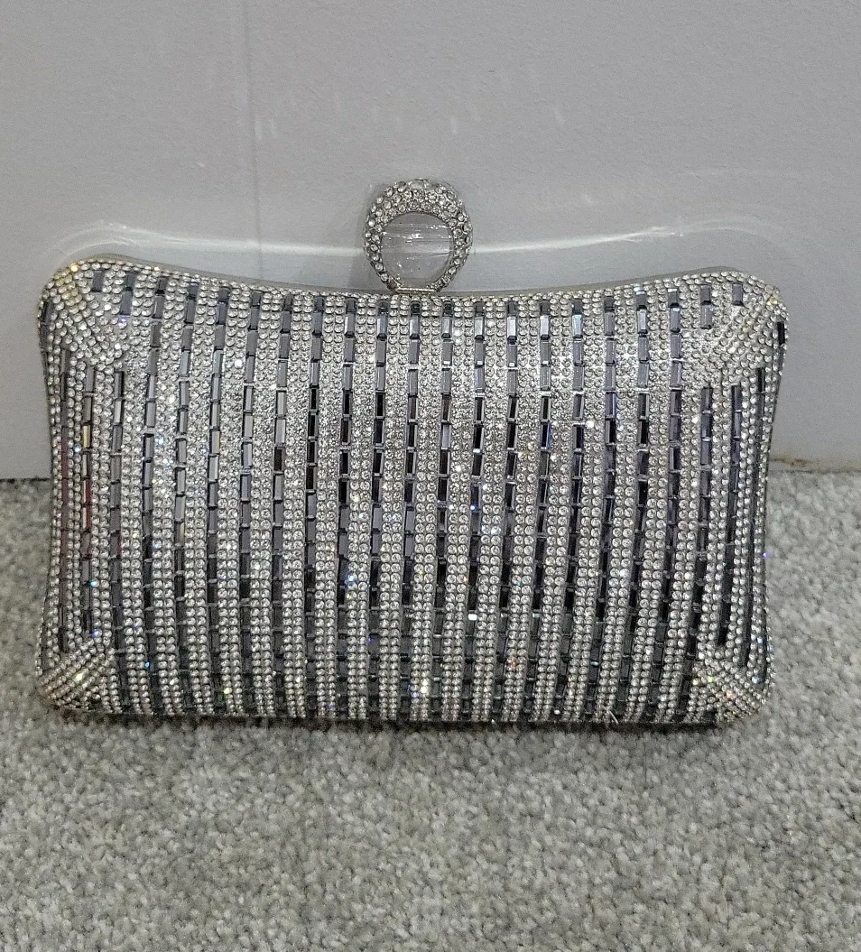 Rhinestone Evening Clutch Bag