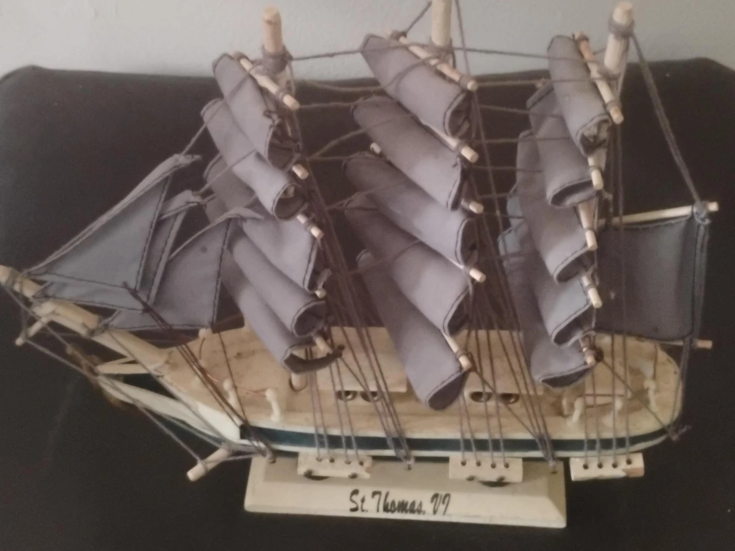 St. Thomas V.I. Decorative Model Sailboat