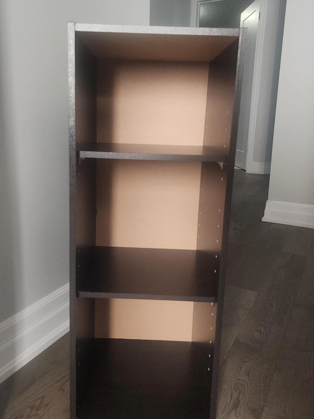 Dark Brown Wooden Shelf Unit