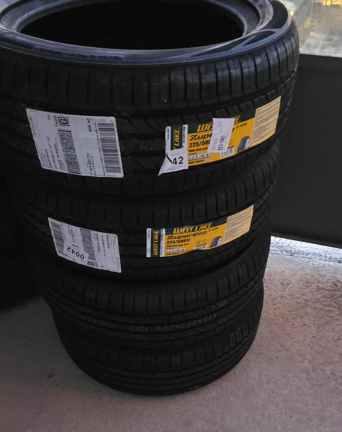 West Lake ZuperEco 225/50R17 Tires - Set of 4