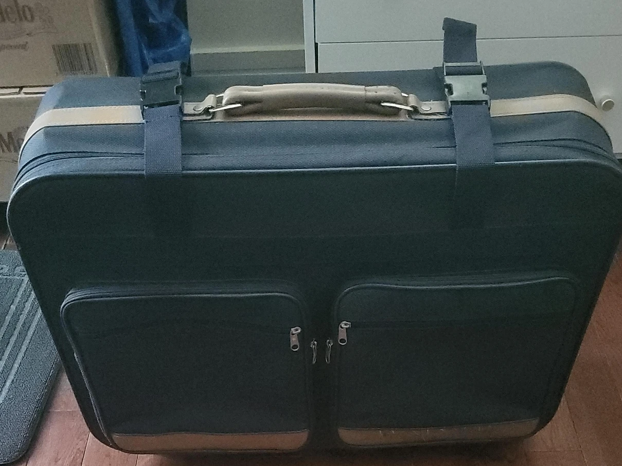 Vintage Blue Suitcase image indicator(1)