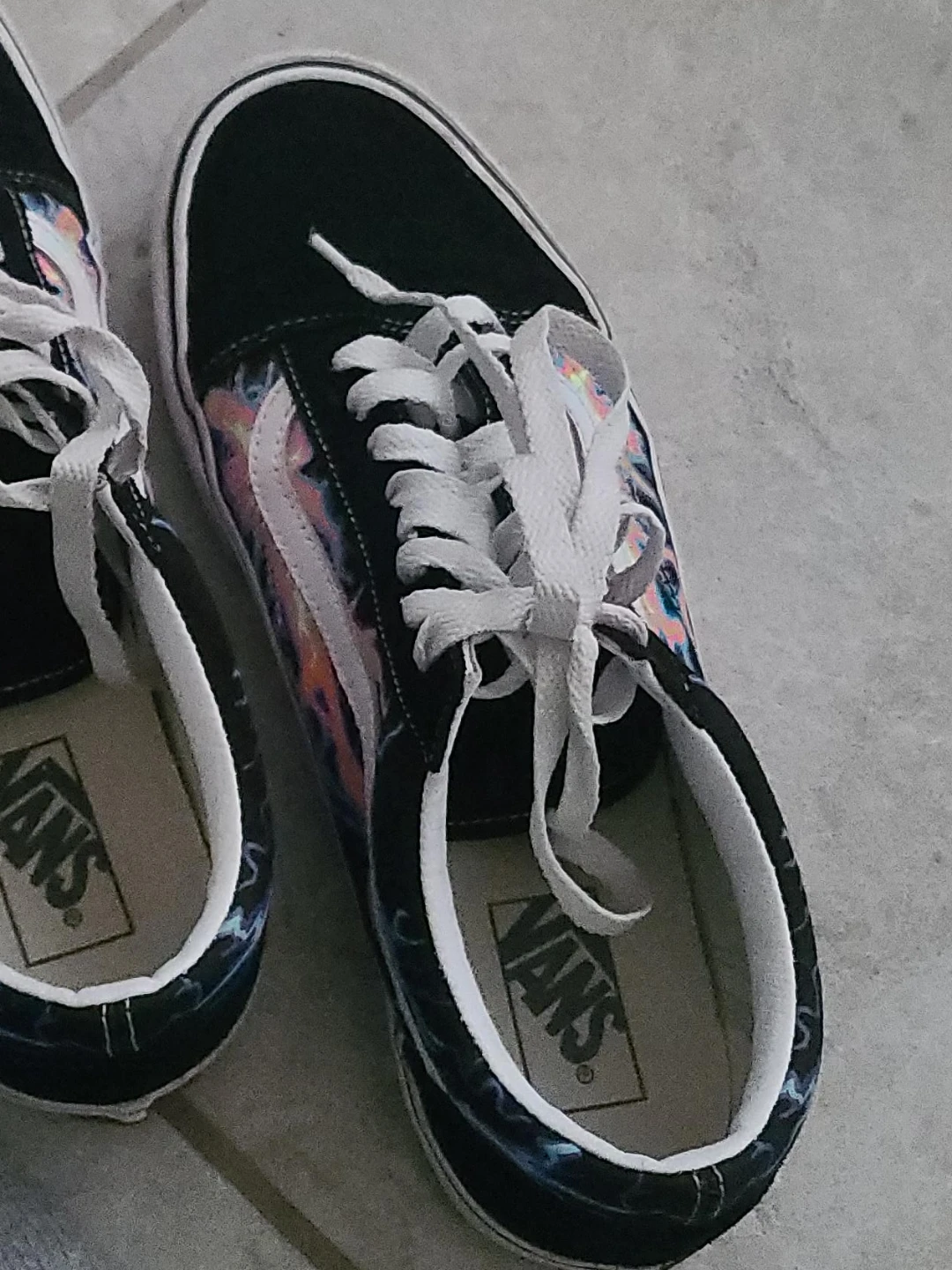 Vans Old Skool Black/Multi Lightning Sneakers