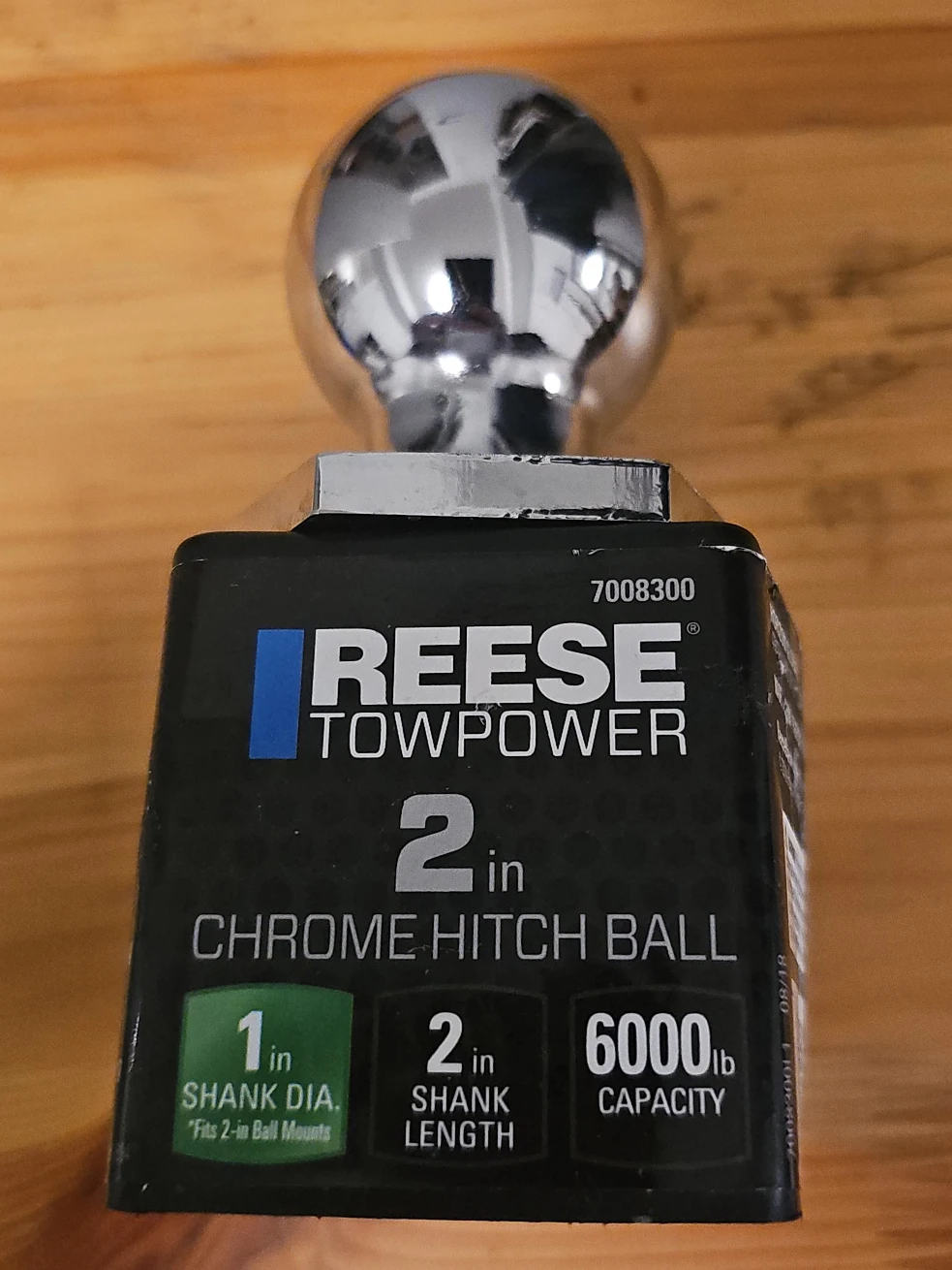 Reese Towpower 2 in Chrome Hitch Ball