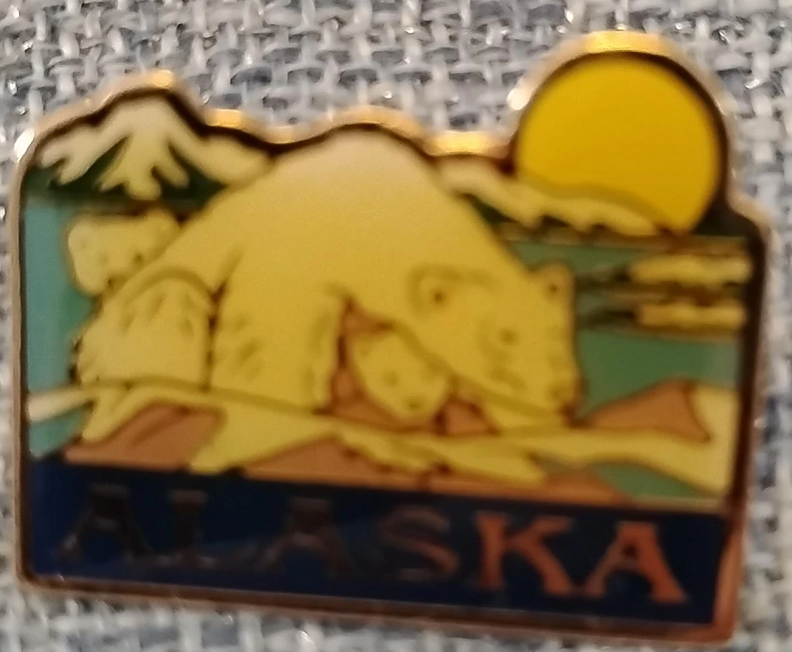 Alaska Bear Pin