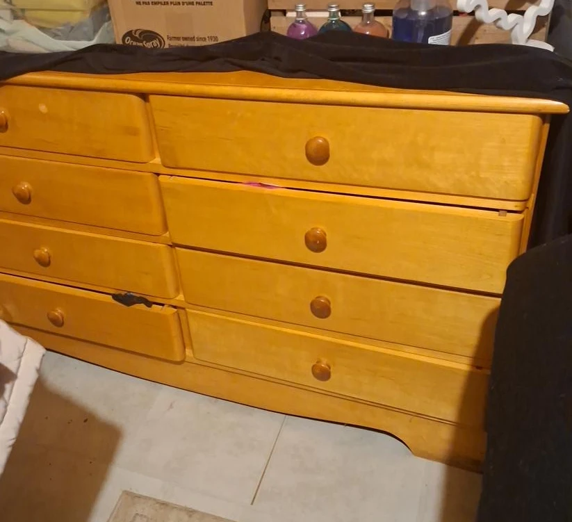 Wooden 7-Drawer Dresser