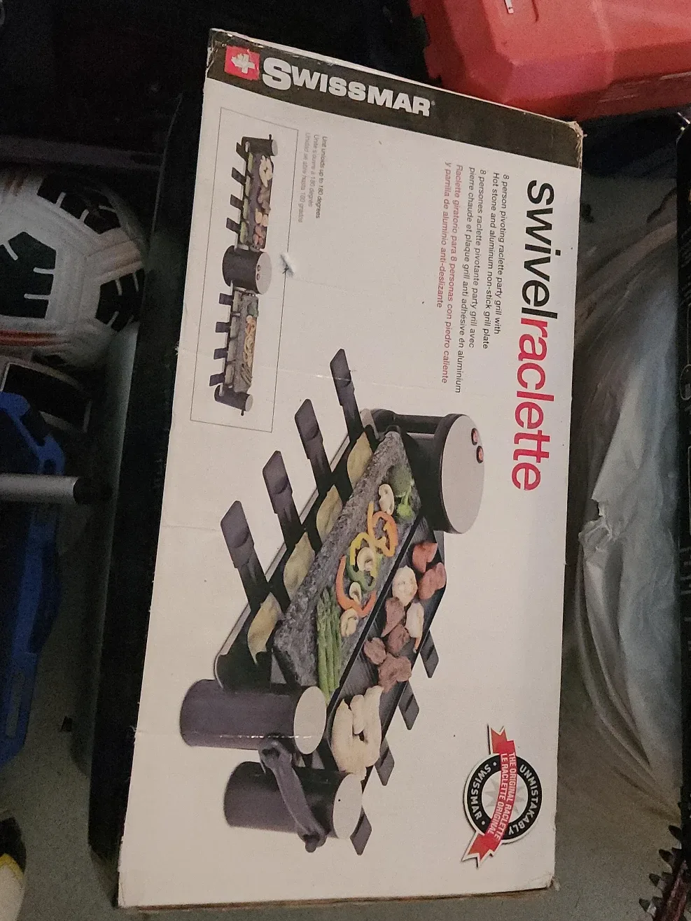 Swissmar Swivel Raclette Grill - 8 Person
