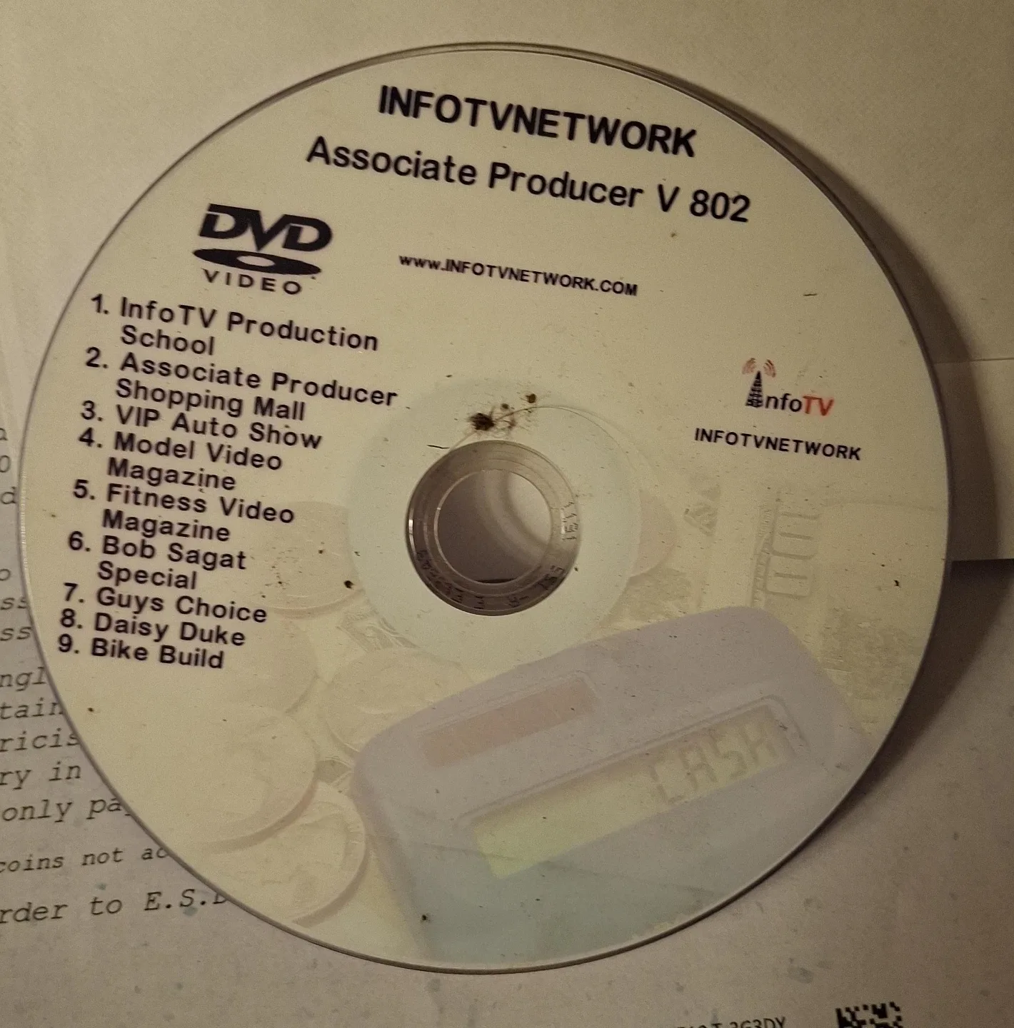 InfoTVNetwork Associate Producer V 802 DVD