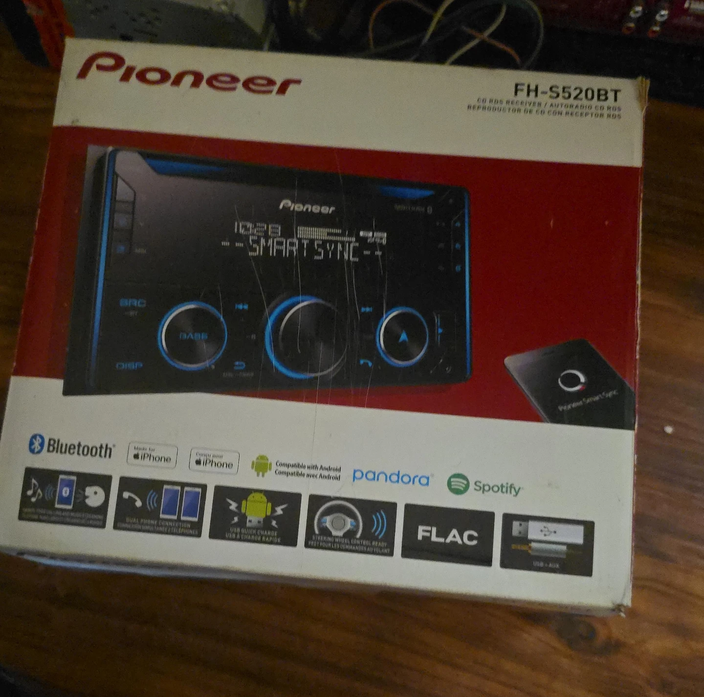 Pioneer FH-S520BT CD RDS Receiver