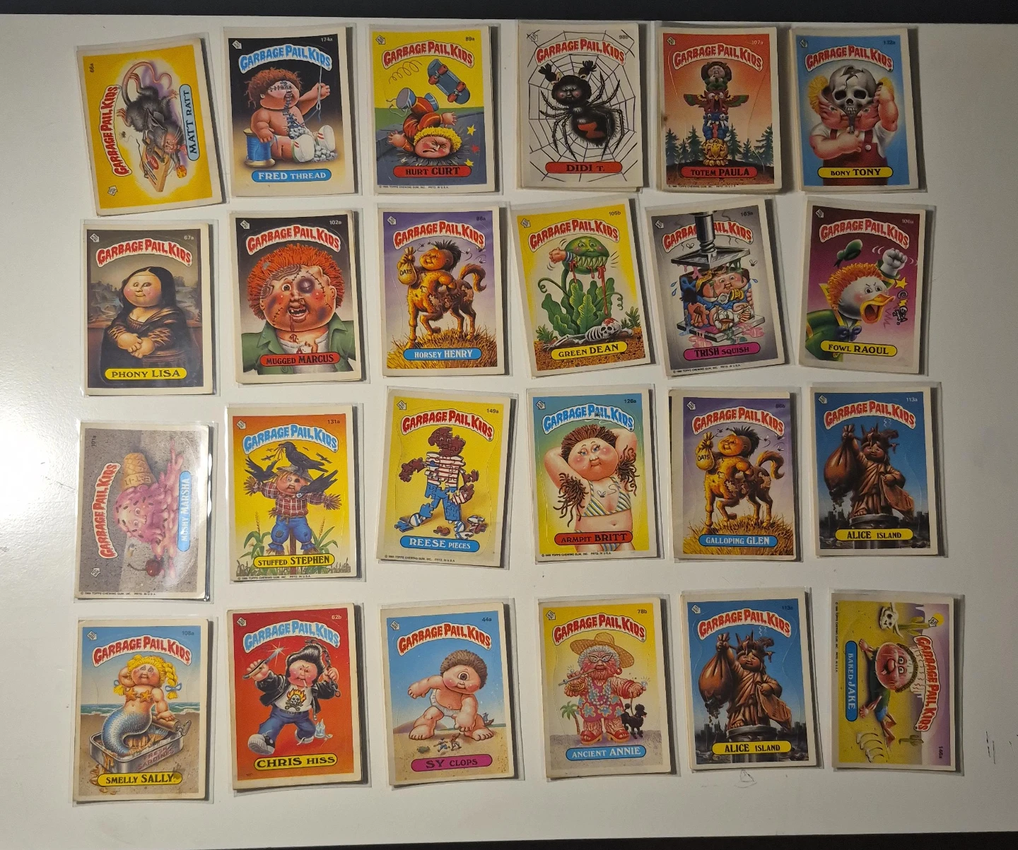 Garbage Pail Kids Trading Cards - Vintage Collection